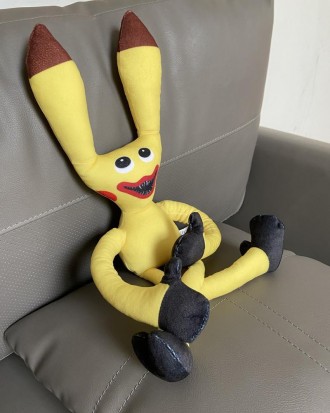 М'яка іграшка Хагі-Пікачу Huggy Wuggy 56 см
Популярний персонаж відомої комп'юте. . фото 3