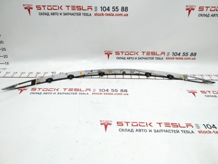 Накладка TESLA крышки багажника хром (с буквами) Tesla model S, model S REST 102. . фото 3