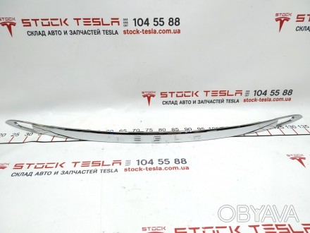 Накладка TESLA крышки багажника хром (с буквами) Tesla model S, model S REST 102. . фото 1
