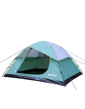 Палатка располагает просторным спальным помещением. Хорошая вентиляция палатки о. . фото 2