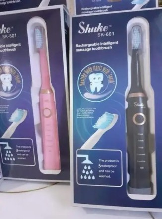 Електрична зубна щітка Shuke з 4 насадками, 5 режимів роботи електрична зубна щітка. Рівне. фото 1 Електрична зубна щітка Shuke з 4 насадками, 5 режимів роботи електрична зубна щітка. Рівне. фото 1