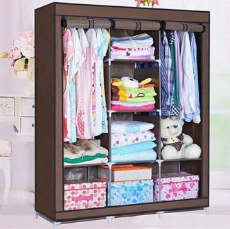 Складана каркасна тканинна шафа Storage Wardrobe шафа на три секції 130*45*175 складана шафа з тканини. Рівне. фото 1 Складана каркасна тканинна шафа Storage Wardrobe шафа на три секції 130*45*175 складана шафа з тканини. Рівне. фото 1