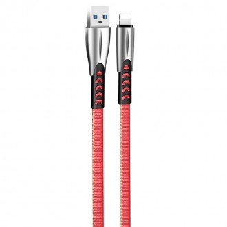 Кабель ColorWay USB-Lightning, 2.4А, 1м, Red 
 
Отправка данного товара производ. . фото 3