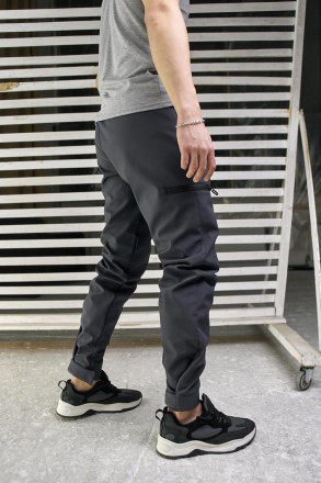 Мужские теплые брюки карго Softshell штаны на микрофлисе с карманами софтшелл 'R. . фото 3