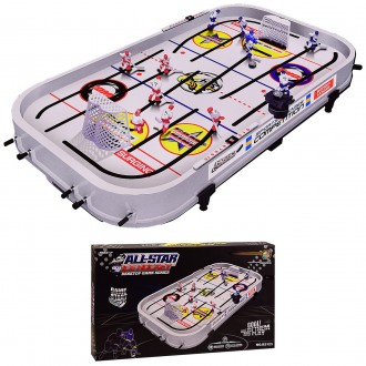 Настольный хоккей B2123  в кор. 59.5*8*35.5 см, р-р игрушки &ndash; 52*29*8 см. Харків. фото 1