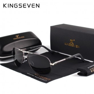 Оригинальные, поляризационные, солнцезащитные очки KINGSEVEN K725 имеют стильный. . фото 2