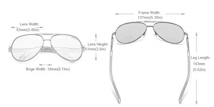 Оригінальні, поляризаційні, сонцезахисні окуляри KINGSEVEN K725 мають стильний д. . фото 8