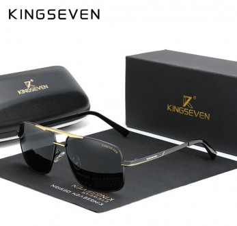 Оригинальные, поляризационные, солнцезащитные очки KINGSEVEN N7891 для мужчин им. . фото 2