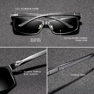 Оригинальные, поляризационные, солнцезащитные очки KINGSEVEN NK7021 для мужчин и. . фото 6