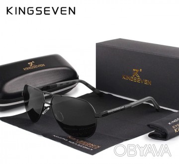 Оригинальные, поляризационные, солнцезащитные очки KINGSEVEN K725 имеют стильный. . фото 1