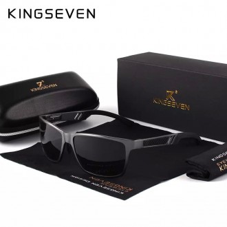 Оригинальные, поляризационные, солнцезащитные очки KINGSEVEN N7180 для мужчин. Д. . фото 2