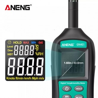 ANENG GN401 - это профессиональный прибор для измерение содержания водяного пара. . фото 4