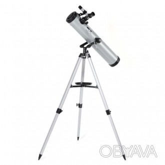 Телескоп зі штативом для спостереження F70076 7924Телескоп F70076 7924 сірого ко. . фото 1
