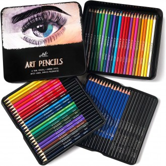 Цей набір олівців для малювання в різних техніках
підійде як для досвідчених худ. . фото 2