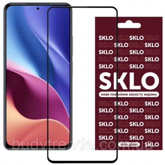 Защитное стекло SKLO 3D (full glue) для Xiaomi Redmi Note 11 (Global) / Note 11S. . фото 2
