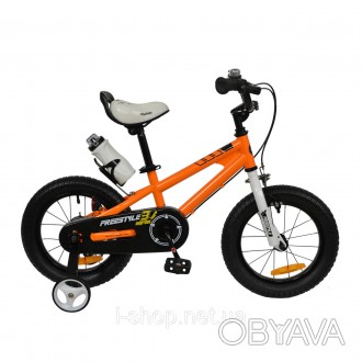 
Детский велосипед Royal Baby Freestyle Steel 16".
 Яркий детский велосипед с ши. . фото 1