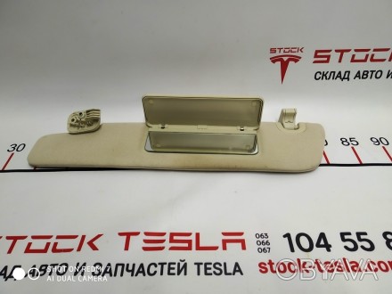 Козырек солнцезащитный левый TEXTILE на автомобиль Tesla Model S, SR. Компонент . . фото 1