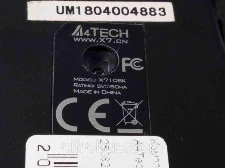 Миша USB A4Tech X7 Black
Внимание! Комісійний товар. Уточнюйте наявність і компл. . фото 8