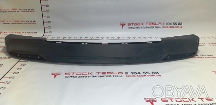 Накладка заднего бампера структурная нижняя (губа) для электрокара Тесла Модель . . фото 1