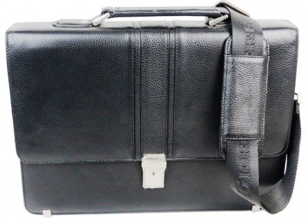 Мужской деловой портфель из натуральной кожи Giorgio Ferretti черный
Описание то. . фото 3