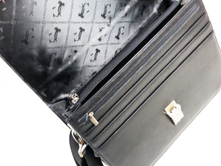 Мужской деловой портфель из натуральной кожи Giorgio Ferretti черный
Описание то. . фото 9