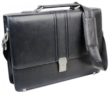 Мужской деловой портфель из натуральной кожи Giorgio Ferretti черный
Описание то. . фото 2
