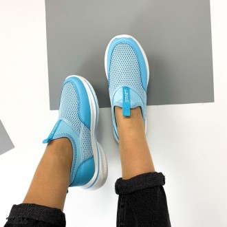 Мокасины
цвет BLUE
материал: обувной текстиль
подошва 3 см на более широкую ножк. . фото 6