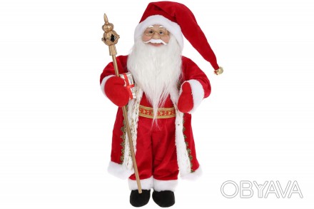 Новогодняя мягкая игрушка Санта 45см, цвет - красный
Размер 25*16*45см
Материал:. . фото 1