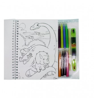 Набор для творчества 3 в 1 "Динозаврик" альбом, гравюра, раскраска, 20*28см
Прод. . фото 3