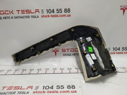 Накладка центральной панели нижняя правая 13A PUR CREAM на авто Tesla Model S, S. . фото 3