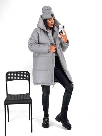 Жіноча зимова курточка "Зефірка"
Розмір:
	42-44
	46-48
	50-52
	54-56
Тканина: пл. . фото 7