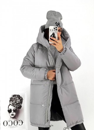 Жіноча зимова курточка "Зефірка"
Розмір:
	42-44
	46-48
	50-52
	54-56
Тканина: пл. . фото 3