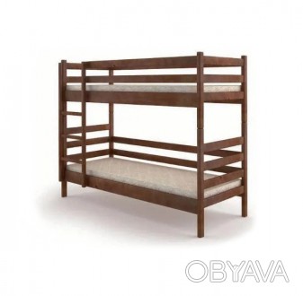 
Материал: деревянный массивВид дерева: соснаОснование кровати: гибкие ламелиМат. . фото 1