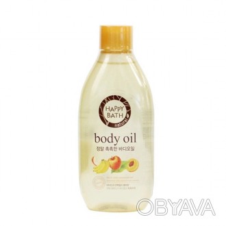 Happy Bath Natural Body Oil Real Moisture - увлажняющее масло для тела, которое . . фото 1