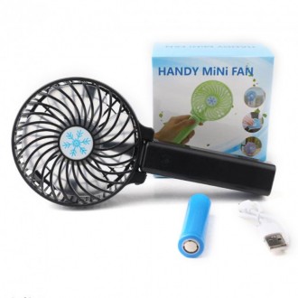 Вентилятор аккумуляторный мини с ручкой USB Handy Mini Fan
Спасаем офис от жары!. . фото 4