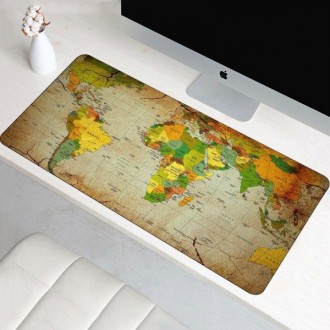 Игровая поверхность (игровой коврик) на стол с картой мира для компьютерной мыши. . фото 8