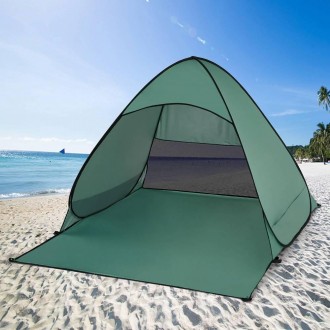 Пляжная палатка автоматическая самораскладная двухместная трансформер в чехле с . . фото 5