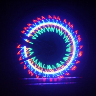 Светодиодная подсветка, устанавливаемая на колесо велосипеда и является не тольк. . фото 5