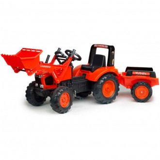 Яркий педальный трактор с прицепом станет отличным подарком или шикарной игрушко. . фото 2