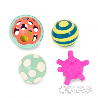 Четыре своеобразных ярких шарика с необыкновенным дизайном для настроения малыша. . фото 1