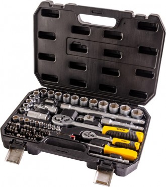 Набор насадок торцевых MASTERTOOL CrV 1/4"-1/2" трещотка 72Т 72 шт кейс 78-5072. Київ. фото 1 Набор насадок торцевых MASTERTOOL CrV 1/4"-1/2" трещотка 72Т 72 шт кейс 78-5072. Київ. фото 1