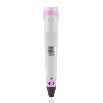3D ручка с экраном 3D Pen-2 + пластик 100 метров Pink
3D ручка это устройство ко. . фото 4