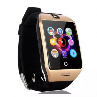 Смарт-годинник Smart Watch Q18. Колір: золотий. Київ. фото 1 Смарт-годинник Smart Watch Q18. Колір: золотий. Київ. фото 1