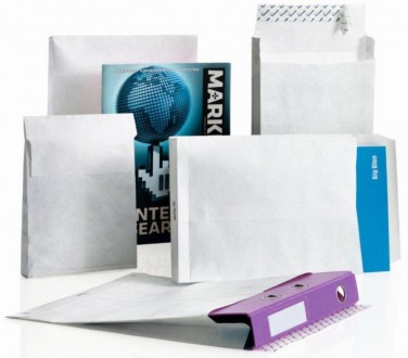 Складные почтовые конверты Tyvek C4, с окошком, 70 г/м², 229 x 324 x 20 мм, клей. . фото 3