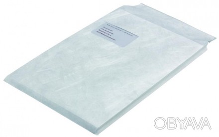 Складные почтовые конверты Tyvek C4, с окошком, 70 г/м², 229 x 324 x 20 мм, клей. . фото 1