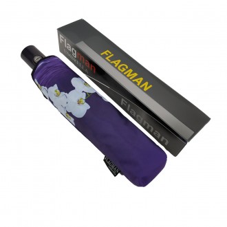 Яркий, стильный женский зонтик-автомат от производителя ZEBEST-FLAGMAN обеспечит. . фото 9