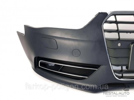 Передній бампер на Audi A4 B8 2011-2015 року (Стандарт без місць під парктроніки). Запоріжжя. фото 1 Передній бампер на Audi A4 B8 2011-2015 року (Стандарт без місць під парктроніки). Запоріжжя. фото 1