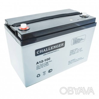 Акумуляторна батарея Challenger A12-100 (VRLA AGM) - універсальна річ, яка забез. . фото 1