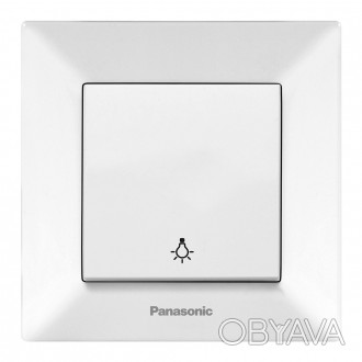 Виключач "Panasonic Arkedia Slim" кнопочний - прикрашає інтер'єр житлового, робо. . фото 1