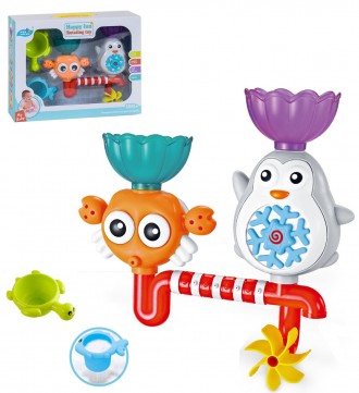Іграшка для ванної Happy Fun "Краб і Пінгвін" арт. YS 671
Іграшка, завдяки якій . . фото 2